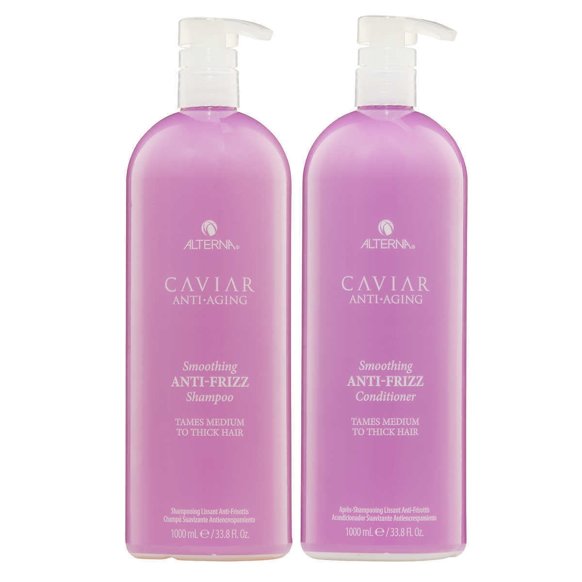 Alterna Caviar AntiAging AntiFrizz Shampoo 33.8 fl oz & Conditioner