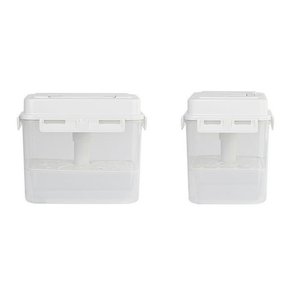 5L Fermentation Container Food Grade Plastic Pickle Press Jar Kimchi Maker Sealed Design Transparent