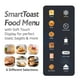 thumbnail image 3 of Elite Gourmet ECT5924D SmartToast - tostador digital de ranura larga de 4 rebanadas, ranuras de 1.5 pulgadas de ancho para panes gruesos y función de bagel, visualización táctil LED, temporizador de, 3 of 5