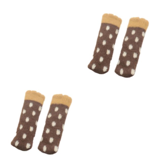 kurtrusly 24pieces Non-slip Furniture Foot Covers Premium For Protection Fit Most Legs Shapes Polyester Easy style 11 2Set
