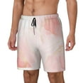 thumbnail image 2 of Fotbe Pink Marble Men’s Swim Trunks Quick Dry Swim Shorts Board Shorts with Mesh Lining-XX-Large, 2 of 9