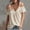 Khaki, variant on Women's Off Shoulder Blouse Ruffled Strap Cold Shoulder Top with Short Flounce Sleeves Going Out Shirts