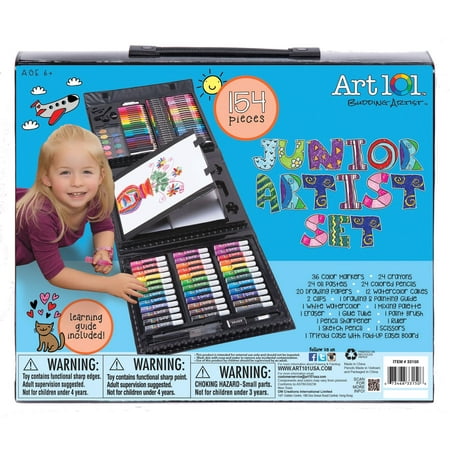 Kids Tri-fold Art Set 154pc Art 101