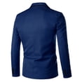 thumbnail image 2 of AZoiNM Men's Slim Fit One Button No Vent Casual Blazer Wrinkle-Free Polyester Sport Coat, 2 of 3
