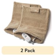 (2 pack) Sunbeam Heating Pad for Muscle and Stress Pain Reliefwith Compact Storage, Standard Size