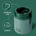 thumbnail image 5 of BOTTLE BOTTLE Stainless Steel Tumblers with Handle, Insulated Tumblers with 2 Lids, 22oz 2IN1 Coffee Cup for Home Office and Party, Travel Cups for Woman and Man as Gifts Green, 5 of 7
