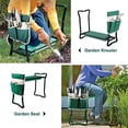 thumbnail image 4 of Garden Kneeler and Seat - Heavy Duty Folding Stool with Thick Pad, Tool Pouch, 330 lbs Capacity - Knee & Back Support, Perfect for Seniors, Women, Men, 4 of 9