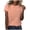 Orange, variant on HXWCHs Women Solid Classic T Shirt Classic Versatile Daily Wear Women's Short Sleeve Round Neck Solid Color Casual Tee Shirt M Mint Green