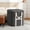 Black-A, variant on Extra Large Moving Storage Bags 150L Heavy Duty Non Woven with Zipper Foldable Clothes Totes for Bedding Relocation Black 1-Pack