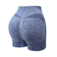 thumbnail image 3 of Yanyanz Shorts for Women,Women'S Tummy Athletic Shorts Stretch Workout Biker Shorts Butt Lifting Scrunch Gym Shorts Gym Shorts Women Workout Shorts Women Clearance Blue Xl, 3 of 7
