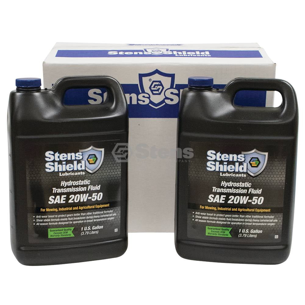 Hydrostatic Transmission Fluid SAE 20W50, Four 1 gallon bottles