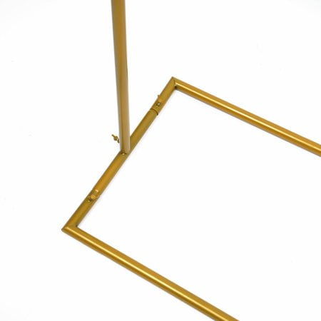 

Rectangle Wedding Arch Metal Stand Ballon Frame Gold Wedding Prop Home Decor Wedding Backdrop Stand Gold Rectangle Ballon Arch Free Standing Flower Frame Rectangle Wedding Arch Frame Background Stand