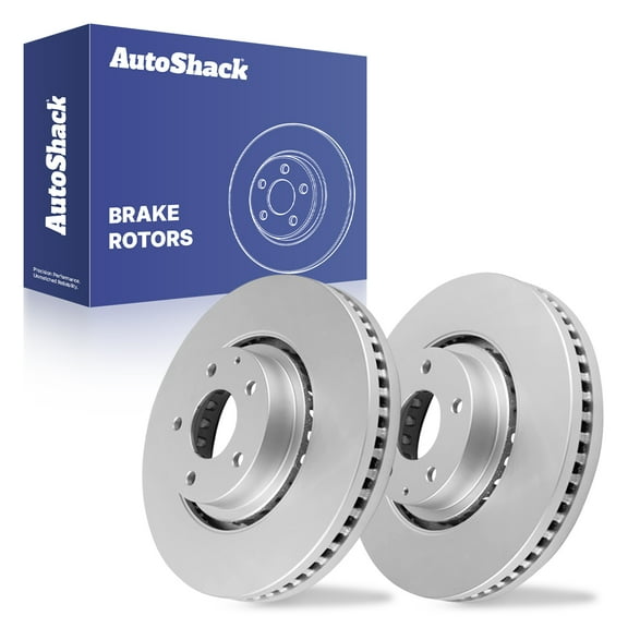 AutoShack 11.69" (297 mm) Front Vented Brake Rotors Coated | Replacement for 2016-2025 Mazda CX-5 2019-2021 Mazda 6 | 2-PC Set | ArmorStop