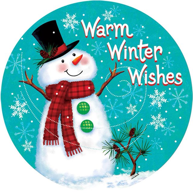 Custom Decor Accent Winter Snowman