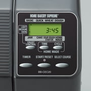 Zojirushi BB-CEC20BA Home Bakery Supreme 2lb Breadmaker, Black