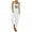 White, variant on 2025Under $5asdoklhq Womens Maxi Dress Under $10,Women Casual Boho Fish Print Pocket Romper Long Playsuit Strap Button Jumpsuit