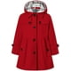 thumbnail image 1 of Vestido para niñas Coat Betusline con capucha y botones, gabardina roja de 6 a 7 años, 1 of 7