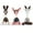 Gray+Brown+White, variant on Spencer Plush Squeaky Dog Toys Donkey Shape Durable Dog Toys Chew Toys for Small Medium Large Dog, Stuffed Animals Toys