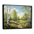 thumbnail image 2 of Designart "Spring Awakening Birch Woods III" Tree Birch Floater Framed Wall Decor, 2 of 7