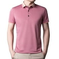 thumbnail image 1 of adviicd Chemises de Golf pour Hommes Manches Courtes Polo Décontracté Manches Courtes & Longues Slim Mode Rouge,TTG, 1 of 5