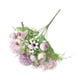 thumbnail image 5 of Billuyoard 2020 nueva de flores de Rosa artificiales escritorio ramo de rosas decorativo fiesta de boda Flores artificiales morado claro PC 1, 5 of 6