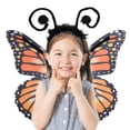 thumbnail image 1 of Alas De Mariposa Para Disfraz Alas Decorativas Para Disfrazarse Con Diadema Conjunto De Disfraz De Hada Para Halloween Accesorios De Cosplay De Fantasía Para Fiestas Niña, 1 of 7