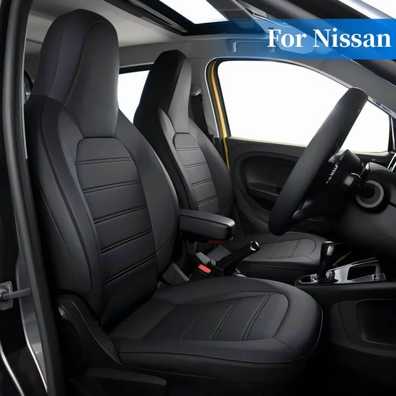 FANOTEK For Nissan Altima Sentra Seat Covers 360° Full-Wrap Front Car Seat Covers, Side Airbag Compatible, Durable & Air-Permeable for All Seasons