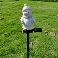 thumbnail image 3 of 2 uds resina solar Navidad muñeco de nieve césped luces LED dibujos animados, 3 of 5