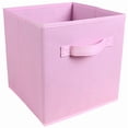 thumbnail image 1 of Xiao Hua Caja de almacenamiento para organizar la despensa, perfecta para baño, armario, cocina, refrigerador y armario. 26 x 26 x 28 cm (rosa)., 1 of 5