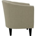 thumbnail image 3 of Pemberly Row 17.5" Polyester Fabric Club Chair in Taupe Brown, 3 of 4