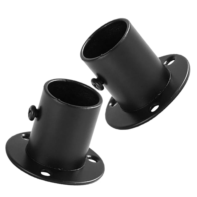 Moluckfu 2Ud Soportes Para Barra De Toalla Y En Acero Inoxidable Color Negro