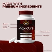 (3 Pack) Maxidure – Original Maxidure Capsules with a Natural Daily Blend for Wellness |Clean, Gentle, Easy-to-Swallow Pills (180 Capsules)
