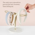 thumbnail image 2 of Headband Holder Metal Headband Organizer Hair Hoop Display Stand, Gold, 2 of 7