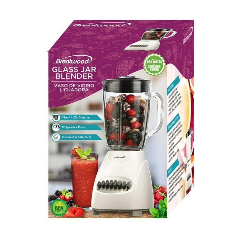 Blender Smoothie 1.25L, 220W Mini Blender, Mixeur Blender pour