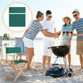 thumbnail image 2 of 1 Set Director Chair Canvas Replacement Cover Casual Directors Chair Cover Kit Replacement Cover Canvas with Wood Stick for Director Chair (Round Stick) Green 53x42cm + 53x20cm DIY, 2 of 6