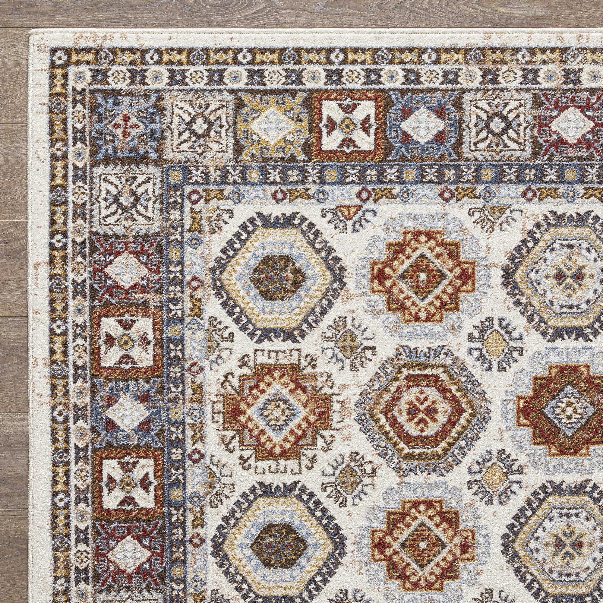 Loomaknoti Alsbrooke Delary 5' x 7' Cream/Beige Oriental Indoor Area Rug