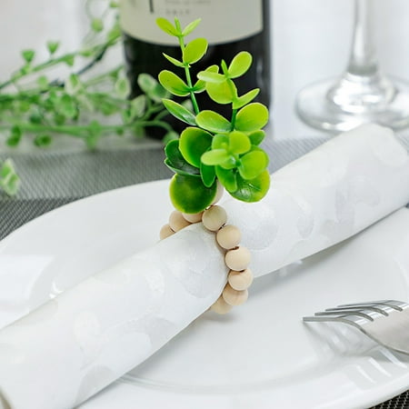 

KKCXFJX Lightning Deals of Today Handmade Napkin Rings Exquisite Dinning Table Dinner Tables Setting Decoration For Holiday Family Wedding