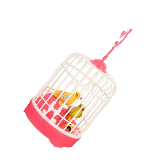 LEORX Singing Bird Ornament Simulation Chirping Bird for Outdoor Play 1Pcs