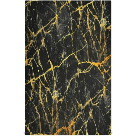 

Bestwell 4 Pack Marble Golden Veins Kitchen Towels Soft Absorbent Dish Towels Reusable Tea Towels Set 28 x 18