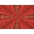 thumbnail image 1 of Ahgly Company Machine Washable Indoor Rectangle Transitional Red Area Rugs, 4' x 6', 1 of 7
