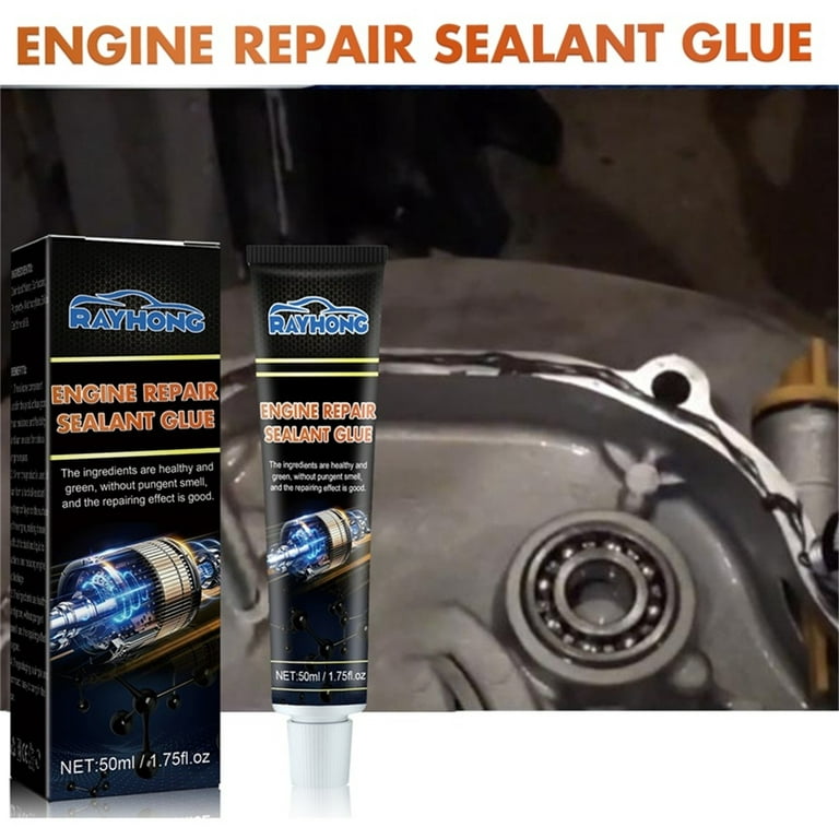 Engine Repair Sealant Glue Metal Repair Glue Sealant Glue, High Temperature  Heat from -80ºf to 600ºf, Welding Filler for Metal Casting Defect