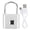 Silver, variant on Rupoun Smart Fingerprint Padlock USB Rechargeable Security LED Lock for Backpack Luggage Cabinet Silver 11 inches / 27.9 cm