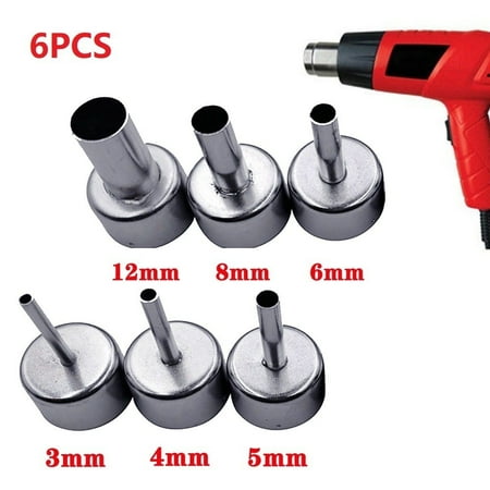 

GLFILL 6Pcs Universal Soldering Station Hot Air Nozzles For 858D+ 8586 Welding Nozzles