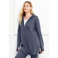 thumbnail image 5 of June + Vie Women's Plus Size Zip-Up French Terry Hoodie, 5 of 6