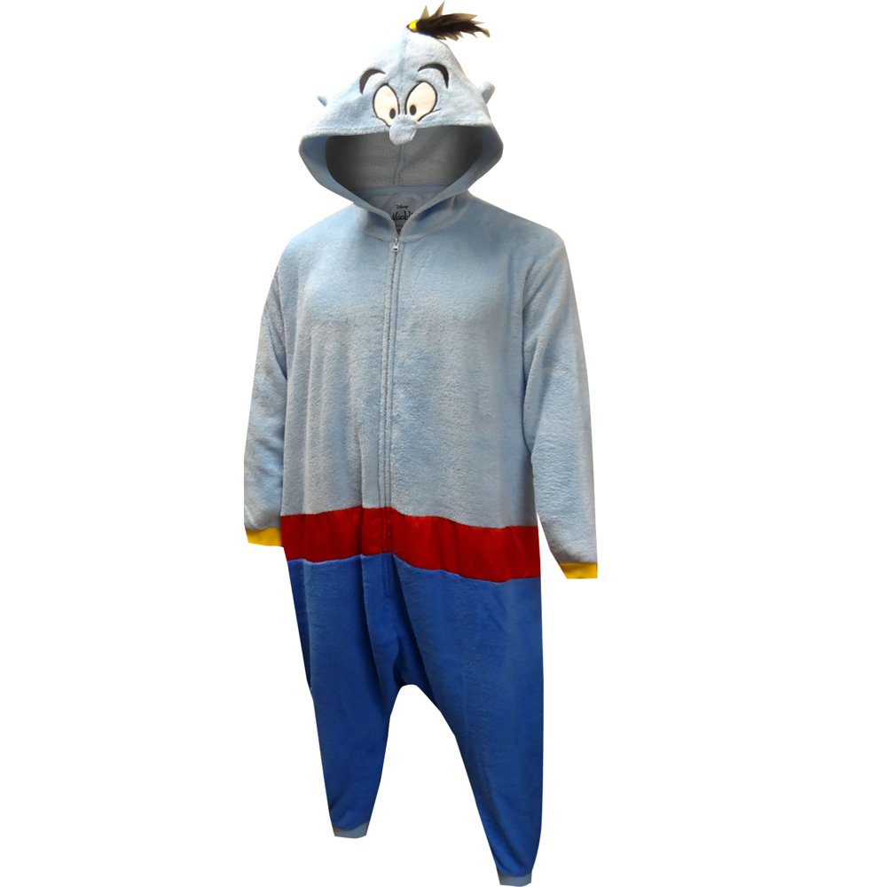 Disney Disney Men's Disney Aladdin Genie Onesie Costume Adult Pajama