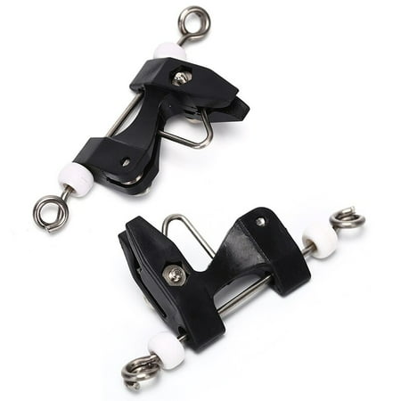 Clip de libération de pêche à la traîne noir pêche nautique pour cerf-volant stabilisateur Downrigger pince de libération de pêche Clip de libération de pêche à la traîne noir pêche nautique pour cerf-volant stabilisateur Downrigger pince de libération de pêche