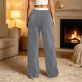 thumbnail image 5 of yillto Women's Fleece Fuzzy Pant Warm Plush Pajama Pants Soft Comfy Sleepwear Pjs Bottoms S-XXXL, 5 of 6