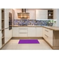 thumbnail image 6 of Ahgly Company Machine Washable Indoor Rectangle Transitional Neon Purple Area Rugs, 5' x 7', 6 of 7