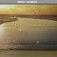 thumbnail image 6 of Ambesonne Scenery Place Mats Set of 4, Dreamy Sunset on River, Standard Size, Blue Yellow, 6 of 6