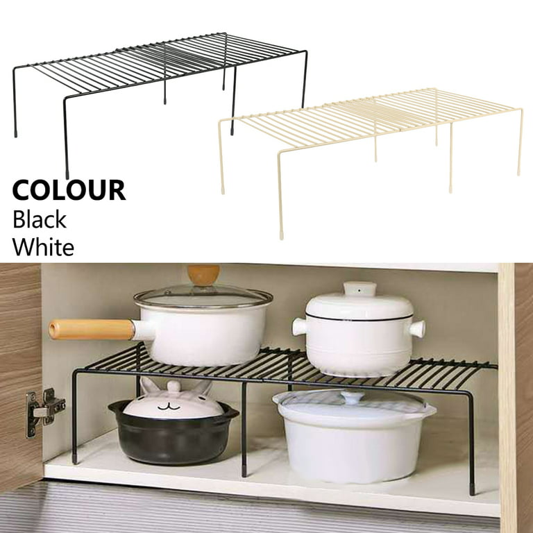 NKTIER Expandable Storage Shelf- Adjustable Kitchen Cabinet